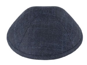 Picture of iKippah Black and Blue Suiting Size 2